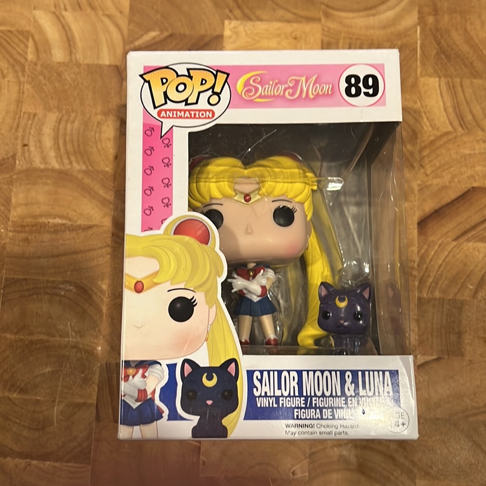 🌙 POP SAILOR MOON & LUNA figurines.